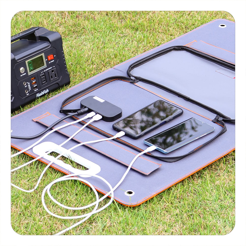 60W Foldable Solar Panel - ZestyEV